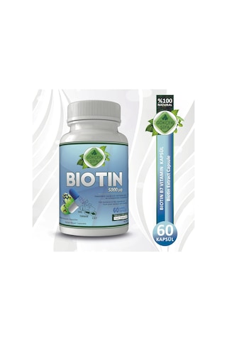Gökçek Şifa Biotin B7 Vitamin 60 Kapsül