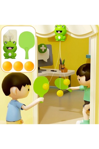 Asılı Kurbağa Masa Tenisi Eğitmeni Ev Çocuk Ebeveyn-çocuk Algısı Çok Renkli