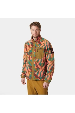 Helly Hansen Panorama Printed Pile Snap Erkek Ptrl Turuncu
