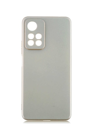Ekılıf - Xiaomi Redmi Note 11 Pro Plus 5g Uyumlu Kılıf Mat Soft Premier Silikon Kapak - Gold
