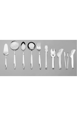 Nehir Lizbon 10 Parça Servis Takımı - Maşa - Servis Seti Takımı