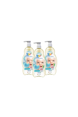 Uni Baby Bebek Saç ve Vücut Şampuanı 3 x 700 ML