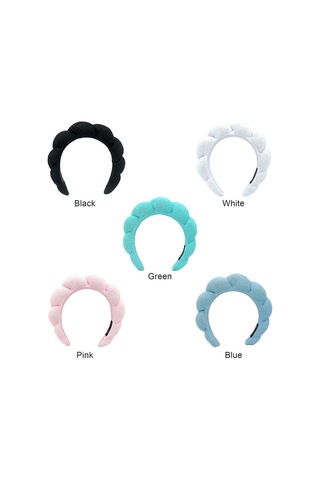 2023 Yeni Kafa Bandı Pembe Beyaz Mavi Yeşil Siyah Saç Aksesuarlarımavi Çok Renkli