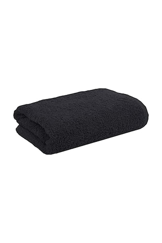 Basic Desensiz Spor Havlusu El Havlusu Yüz Havlusu Baş Havlusu Siyah 4 Lü 50x90 El Havlusu