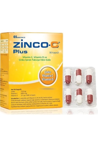 Zinco-C Plus 30 Kapsül