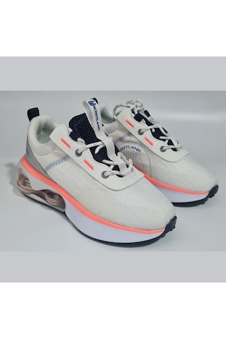 Scootland Kadın Air Max Taban Spor Ayakkabı 19349 Beyaz