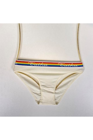 Tutku 12 'li Hazal Bayan Elastan Bikini Külot Kombin Çok Renkli