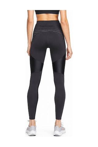 Nike Dri Fit Run Division Epic Luxe Reflective Womens Tight 7/8 Reflektörlü Toparlayıcı Kadın Koşu Taytı Siyah
