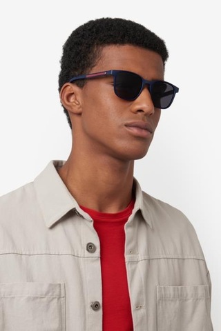 Tommy Hilfiger Th 2202/s-8ru Mavı Unisex Güneş Gözlüğü Lacivert