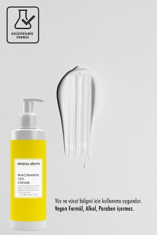 Maruderm Niacinamide %10 Leke Karşıtı ve Gözenek Sıkılaştırıcı Krem 200 ML