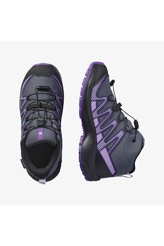 Salomon Xa Pro V8 Mid Waterproof Çocuk Bot-30726 Gri