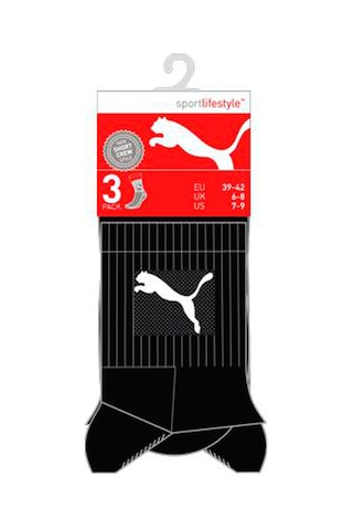 Puma Short Crew 3p Unısex Siyah Unisex Çorap 000000000102050215 Siyah