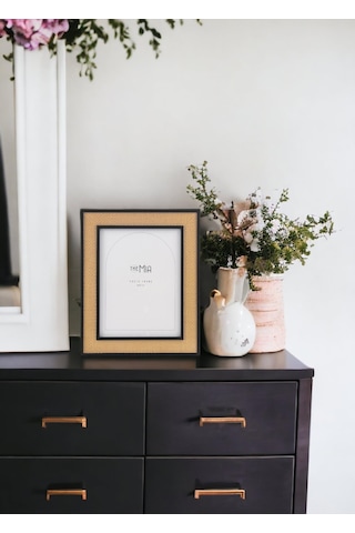 The Mia Retrato Fotoğraf Çerçevesi Siyah 21x16 Cm