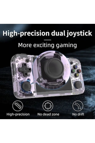 Rg 35xx H Retro El Oyun Konsolu Beyaz 64 Gb - 3.5 İnç Ips 640x480 Ekran Çift Analog Kol Allwinner H700 Çift Bant Wi-fi 5g Bluetooth Hdmı Tv Çıkışlı Taşınabilir Psp Ps1 Atari Konsolu