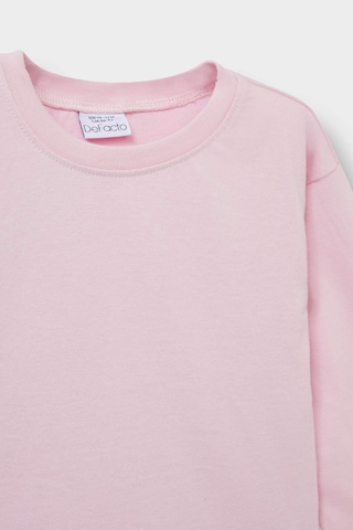 Defacto Kız Bebek Bisiklet Yaka Uzun Kollu Tişört E8355a525aupn648 Pembe