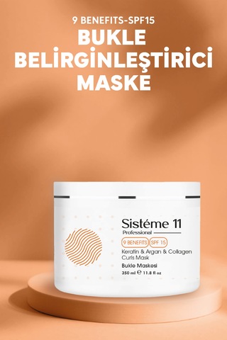 Sisteme 11 Bukle Belirginleştirici Saç Maskesi 350 Ml