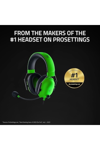 Razer Blackshark V2 X - Çok Platformlu Kablolu Espor Kulaklığı T Çok Renkli