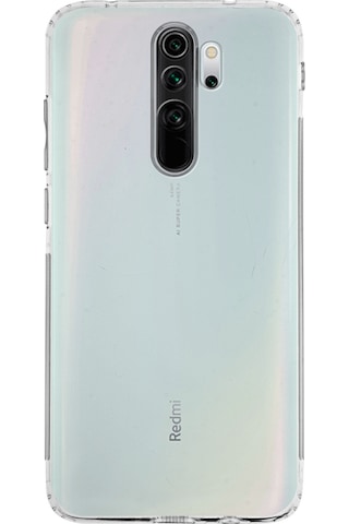 Xiaomi Redmi Note 8 Pro Kılıf Kamera Korumalı Tıpalı Şeffaf Silikon Kapak