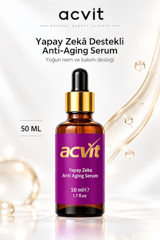 Yapay Zeka Destekli Anti Aging Serum 50 ML