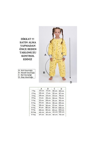 Kız Erkek Çocuk Kalın Elyaf Dolgulu Premium Kalite 2.5 Tog Desenli Uyku Tulumu Kahve