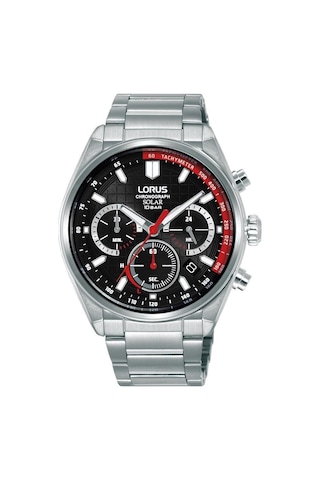Lorus Rz531ax9 10 Bar Solar Kronograf Erkek Kol Saati Metalik Gri