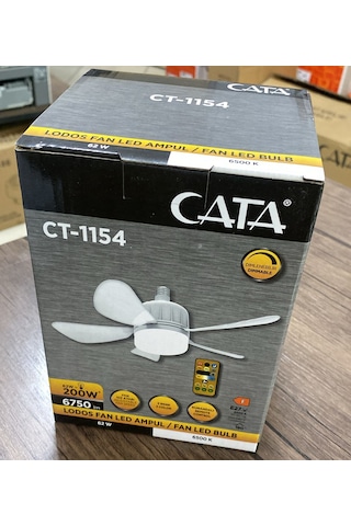 Cata CT-1154 Lodos Fan Led 62w  Kumandalı Işıklı Vantilatör