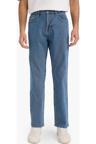 Defacto Diago Comfort Fit Rahat Kalıp Yüksek Bel Geniş Paça Jean Pantolon D9839AX25SP Mavi