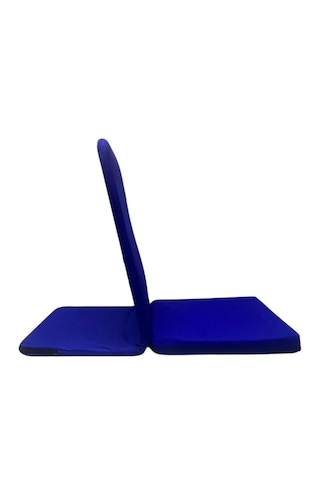 Meditasyon Sandalyesi - Sırt Destekli Yer Minderi - Backjack - Yoga Sandalyesi - Yoga Minderi Saks Mavi