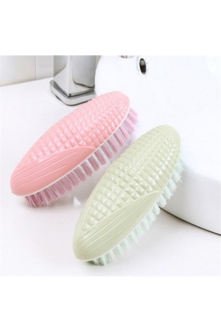 Skycity Yumuşak Tüylü Makyaj Fırçası, Çok Amaçlı Mısır Şekilli Temizlik Aleti, Ev İçi Ayakkabı Fırçası, Yeşil