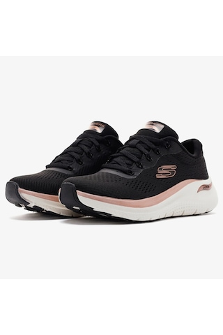 Skechers Arch Fit 2.0 Glow The Distance Womens Sneaker Kadın Günlük Spor Ayakkabı Siyah Beyaz