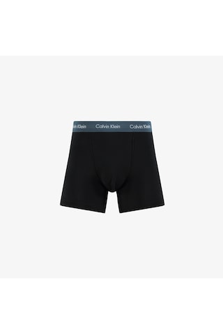 Calvin Klein Trunk 3'lü Erkek Siyah Boxer Düz 0000u2662g Siyah