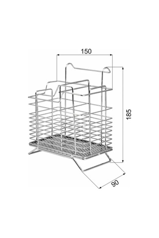 Aksmebel Modern Cwj301 Krom Evrensel Ray Sepet, D16 232468066 Krom