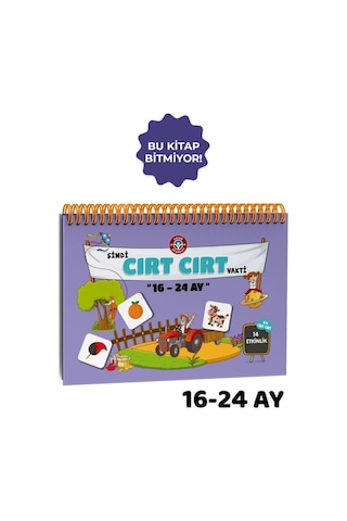 16-24 Ay Cırt Cırtlı Etkinlik Kitabı