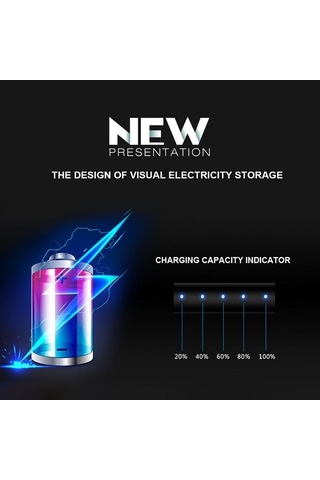 Pazly Usb Şarjlı Mavi Mutfak Ateşleyici, Rüzgar Geçirmez Kamp Çakmağı, Barbekü Açık Ateşleyici Mavi
