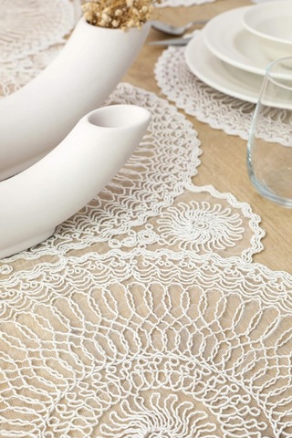 Bilgiçler Amerikan Servis Supla Ve Runner Seti 6 Kişilik 7697499359695