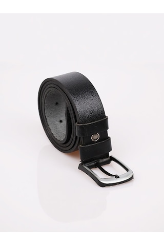 Hakiki Manda Derisi Erkek Kemeri 3.5 CM Siyah