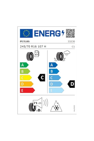 Petlas 245/70 R16 107H Explero A/S Pt411 Dört Mevsim Lastiği 2026