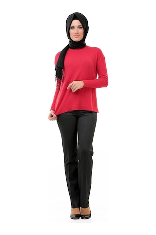 Soralline Kadın Klasik Pantalon 1641 Antrasit Antrasit