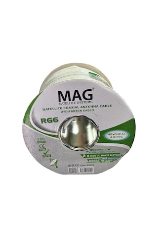 Mag Rg59 Fa Mini İnce Çiftli Twin Kablo 300metre