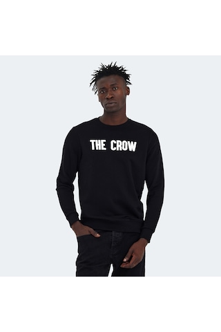 The Crow THE CROW Erkek Siyah Sweatshirt