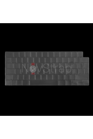 Novstrap Apple Uyumlu MacBook Pro 14 İnç M5 Çip A3434 İle Türkçe Q Klavye Koruyucu Şeffaf Kılıf Şeffaf