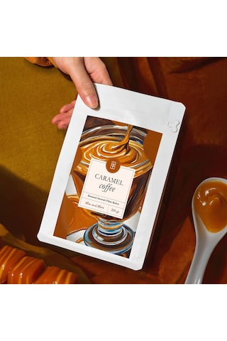 Mim And More Caramel Coffee Karamel Aromalı Kahve Filtre Kahve 200 G