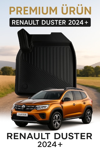 Renault Duster 2024+ Uyumlu 3d Oto Paspas Premium