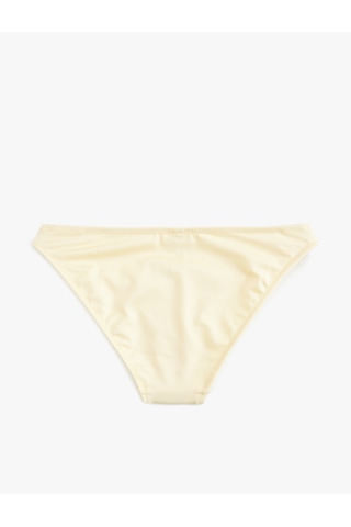 Koton Standart Bel Astarlı Bikini Altı Sarı 5sak00210mm Sarı