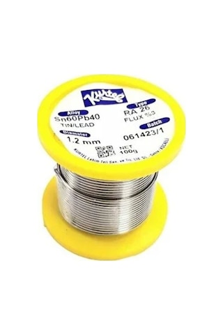 Kurtel 100 GR 60/40 Kendinden Pastalı Lehim Teli 1.2 MM Kurtel 100 GR 60/40 Kendinden Pastalı Lehim Teli 1.2 MM