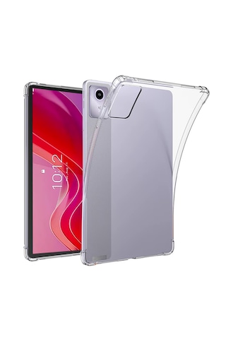 Forzacase Lenovo Tab M11 11 İnch İle Uyumlu Anti Shock Silikon Kılıf Şeffaf - Fc014 Arka Kapak