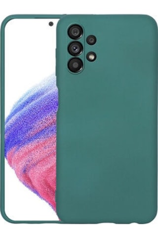 Samsung Uyumlu Galaxy A23 Kılıf İçi Telefonu Çizmeyen Kadife Kaplı Dışı Soft Yapılı Esnek Lansman Kapak Ryc/mara Koyu Yeşil