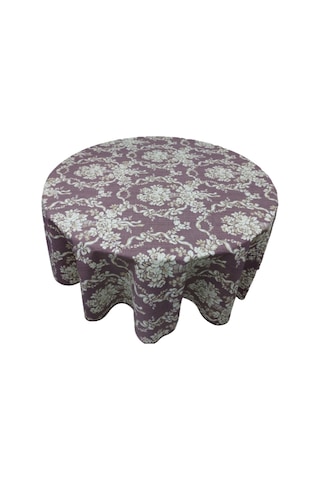 Panama Keten (Sıvı İtici,Leke Tutmaz ) ,Yuvarlak ,Yemek Masası Ör (464937417)