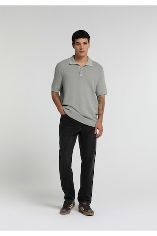 Colin's Colins Regular Fit Polo Yaka Düz Erkek Gri Kısa Kol Kazak Cl1081015 Q1.v1 Lgr Açık Gri