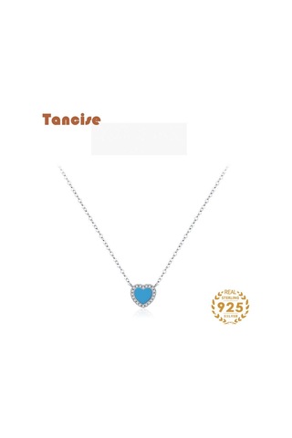 Tancise S925 Gümüş Lüks Kişilik Kolye Kolye Kadın Klasik Gelgit Kolye Gümüş